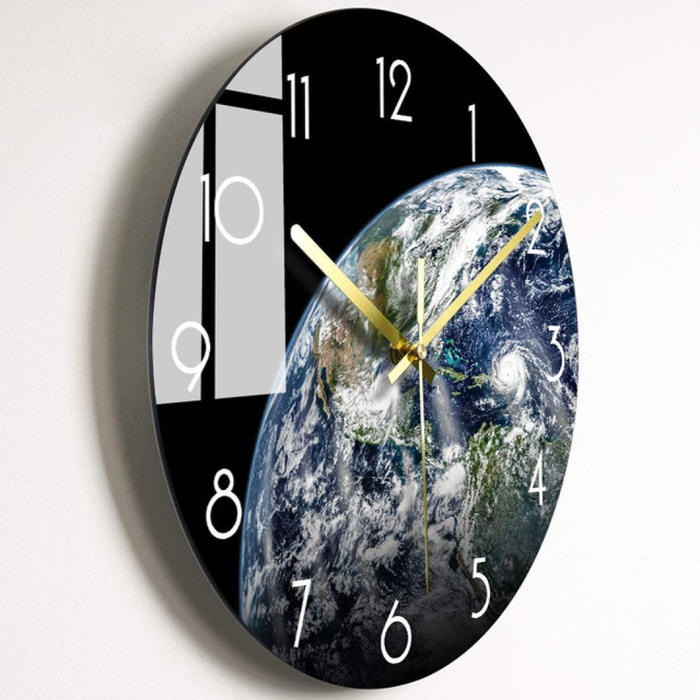 Horloge murale cuisine et salon en verre moderne pour un intérieur épuré