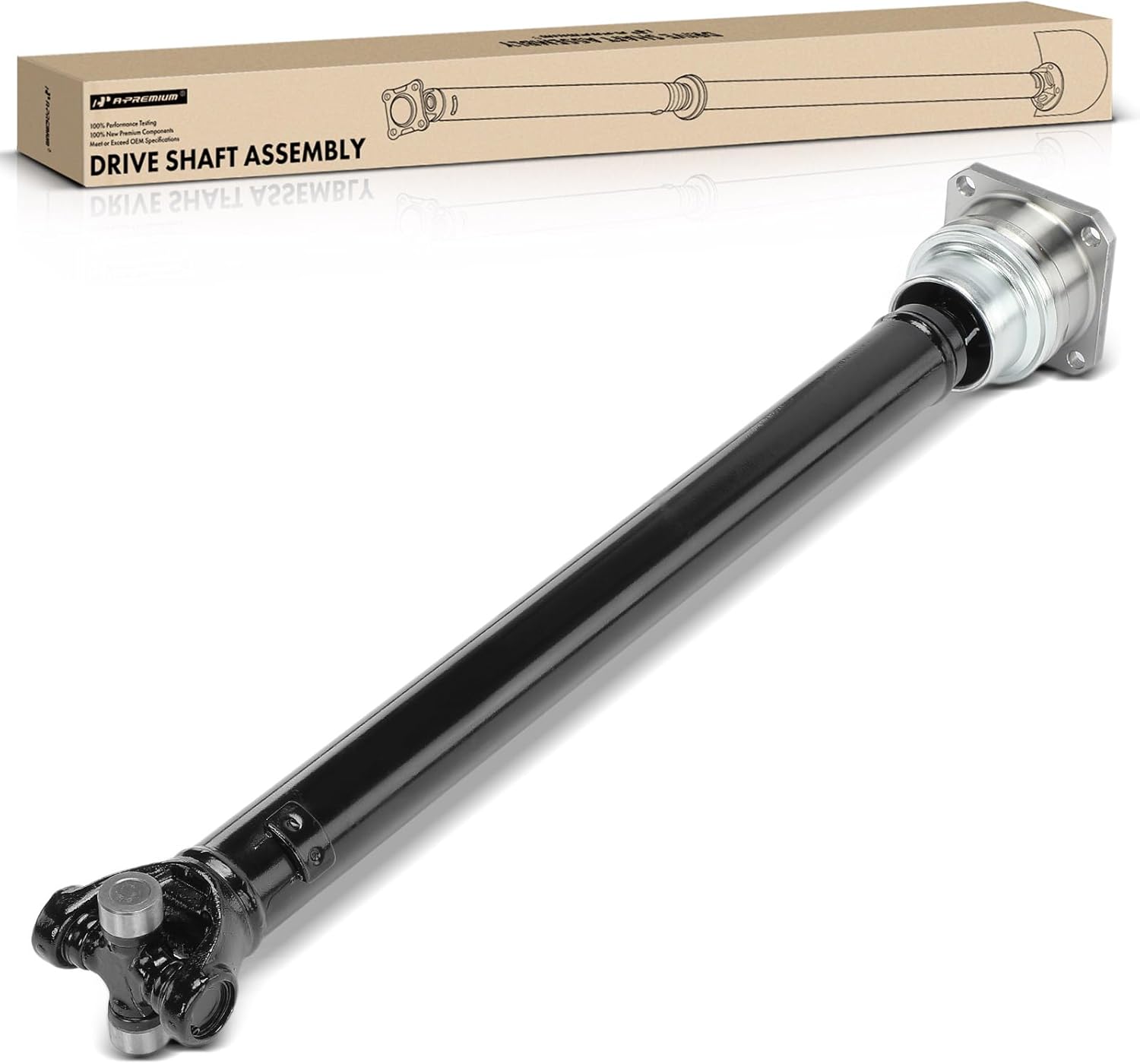 A-Premium Front 27.60" Drive Shaft Prop Shaft Driveshaft Assembly [4WD] Compatible with Chevrolet 2004-2012 Colorado & GMC 2004-2012 Canyon & Isuzu 2006 i-350, 2007-2008 i-370, Replace# 15104642