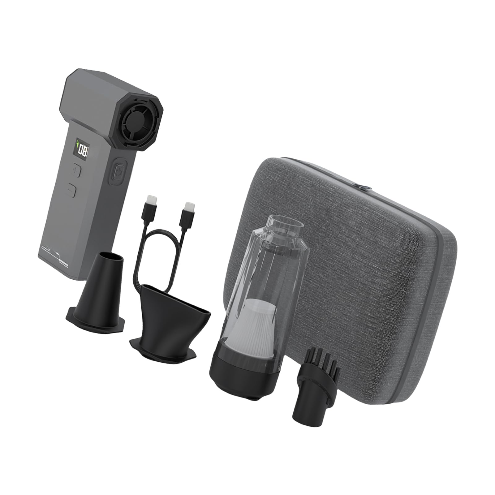 Montesy High Powered Car Vacuum and Blower Combination Suitable for Efficient Interior with Multiple Attachment