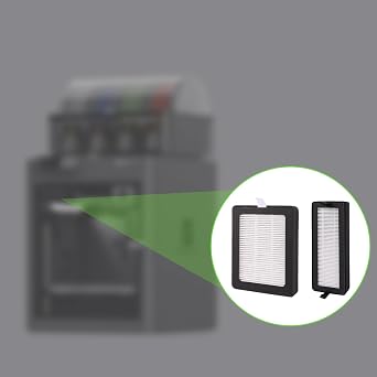 Bambu Lab X2D P2S用エアフィルター2個セット、活性炭排気ファン&チャンバーフィルター交換はUFPのVOCと臭いの3Dプリンターアクセサリーを取り除きます。