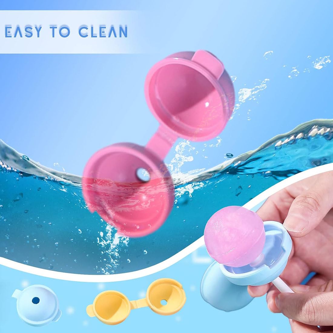 Moldes de helado para piruletas, fácil liberación, grado alimenticio, para jugos caseros, yogur y golosinas congeladas, juego de 12 moldes grandes reutilizables para helado