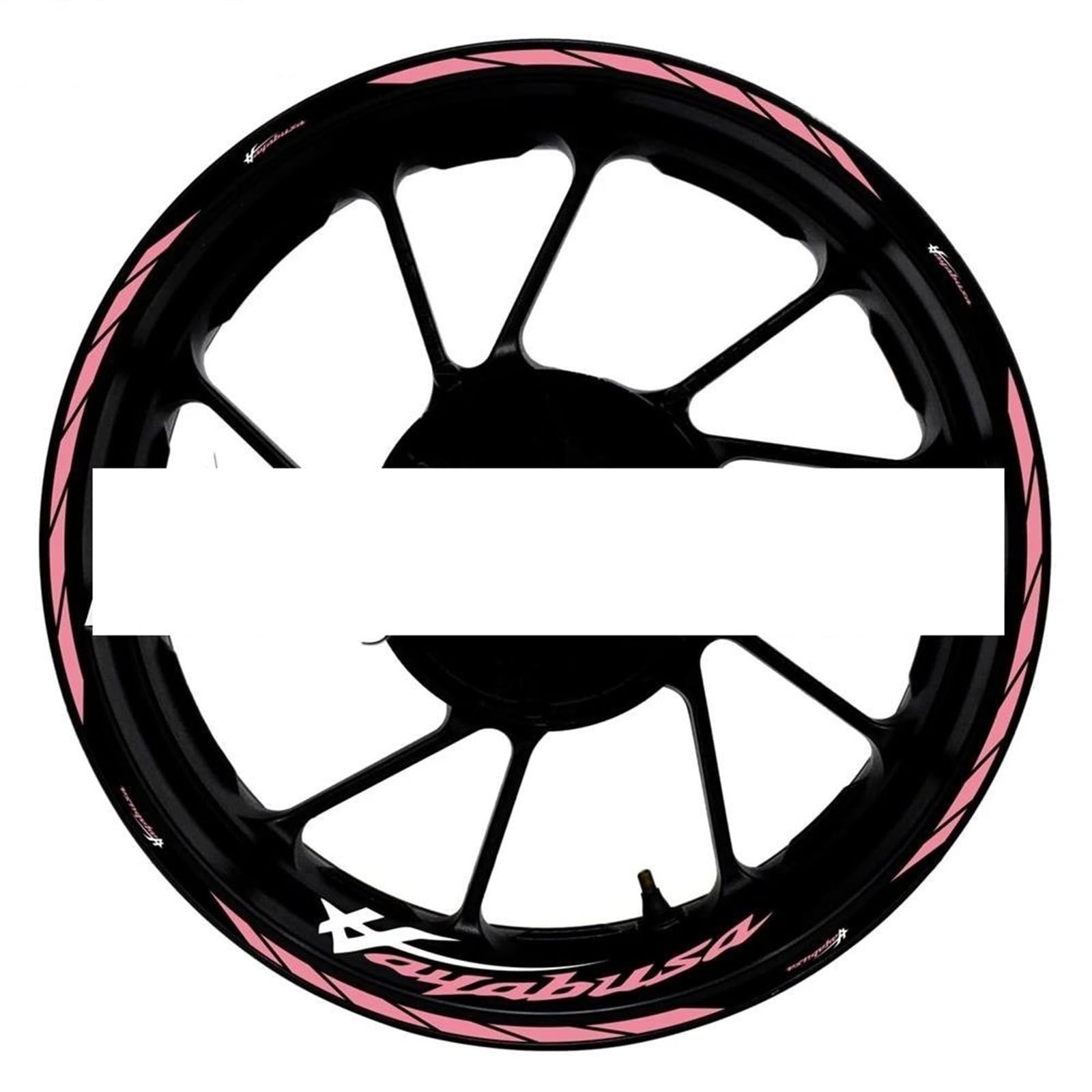 Motorcycle Accessories Wheel Stickers Reflective Rim Motorbike Waterproof Decals for Suzuki for Hayabusa 1300(Color8)