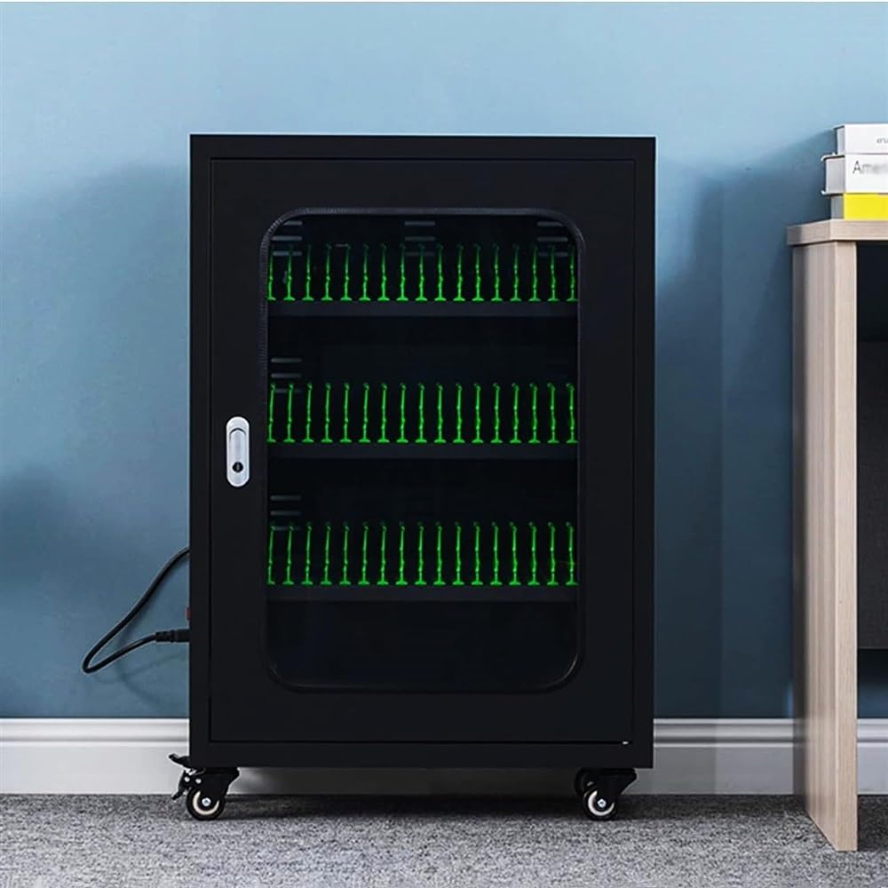 ZIROXICell Phone Charging Stations 60-Slots Cell Phone Storage Cabinet Charging Station, USB Rechargeable Cellphone Locker, Ideal For Students And Employees