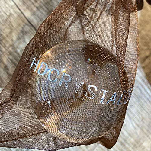 Hdcrystalgifts Crystal 2.4 Inch (60Mm) Chinese Dragon Crystal Ball With Sliver-Plated Flowering Stand,Fengshui Glass Loong Ball Home Decoration #TOP5