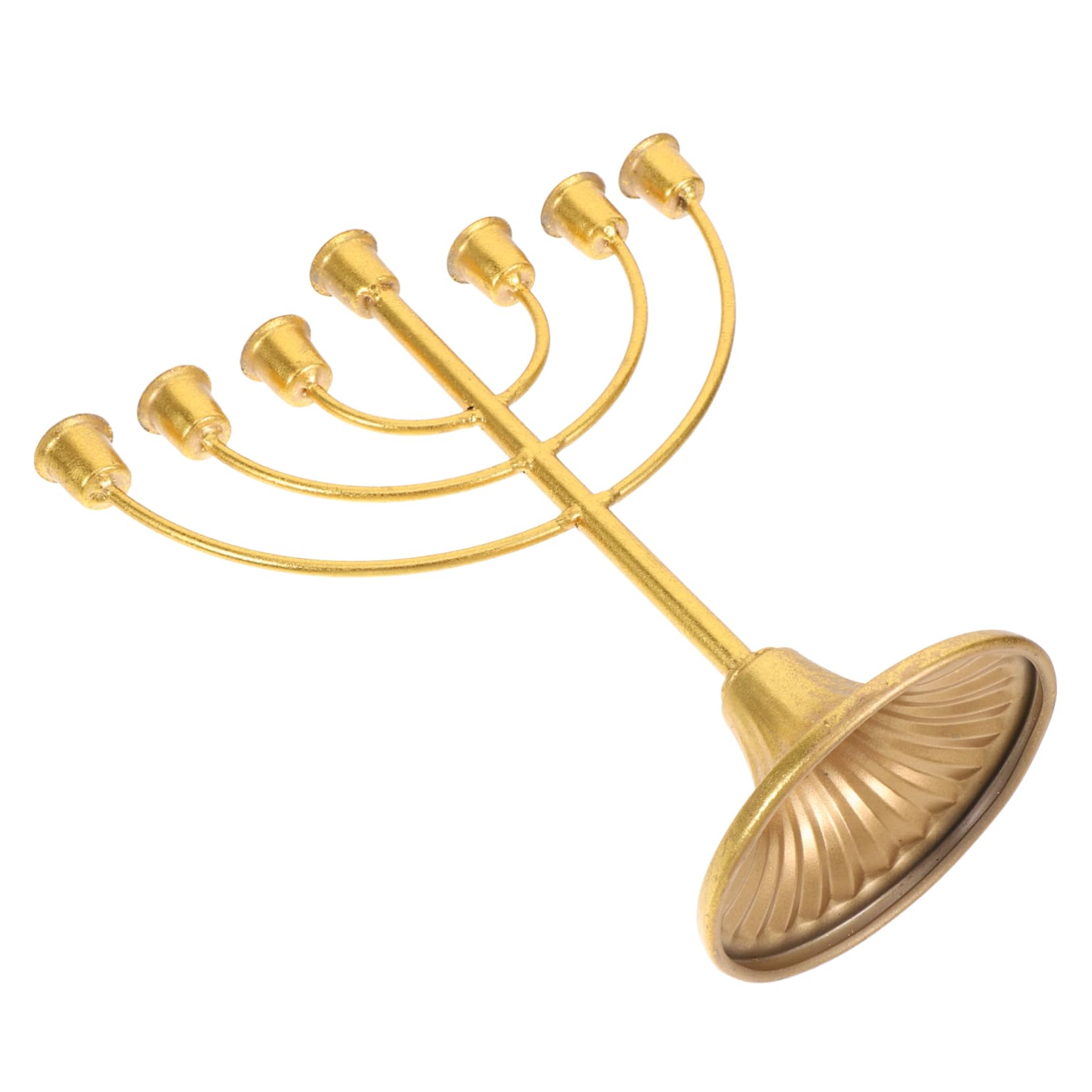 Hanukkah Menorah Jewish Candlestick Religion Candlesticks Ornaments Desktop Candlesticks Ornaments Metal Candlestick Ornaments Hanukkah Candle Stand Vintage Candlesticks Ornaments