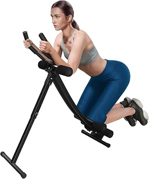 Ab تجريب المعدات، قابل للتعديل Ab آلة كامل الجسم تجريب للمنزل الصالة الرياضية، قوة التدريب ممارسة المعدات لتشكيل الجسم طوي الخصر المدرب مناسبة للمبتدئين ماكس 440 LBS