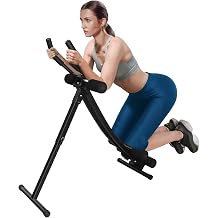 Abdominal Trainers, 4 Angles Adjustable AB Machine at Home or Gym for Core Strength Training, Ab Cruncher Foldable Fitness Gear for Men and Women Exercise & Workout,Max 440LBS