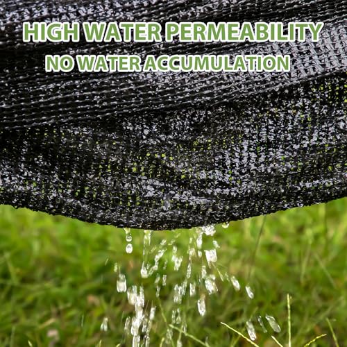 Image of EAGLE PEAK 50 Percent UV Protection Plant Shade Cloth Black Tarp for EAGLE PEAK 6.7x9.7x7.7 ft Wood Greenhouse, Black