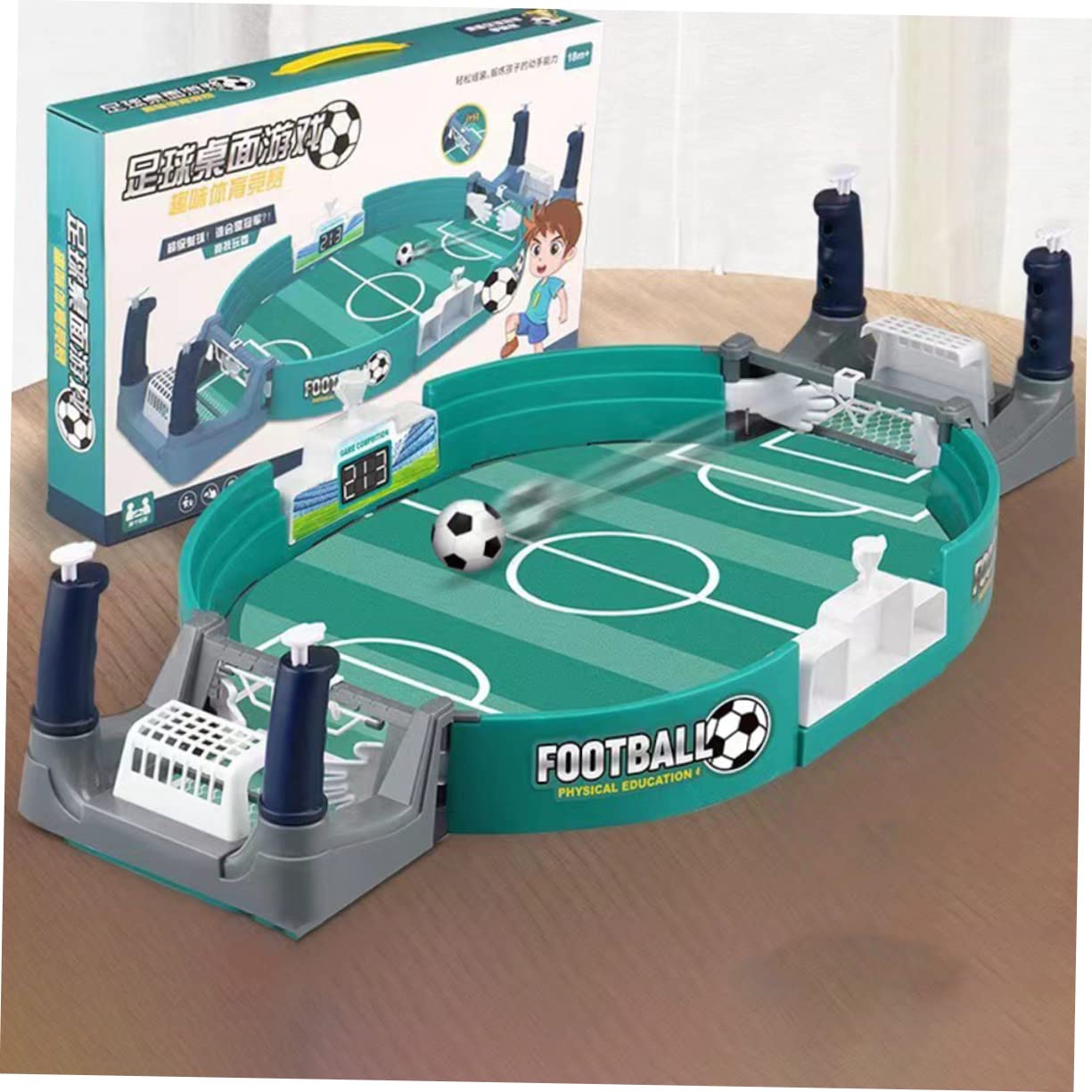 GOOHOCHY 1Set Household Table Football Interactive Soccer Game for Enhances Focus and Hand Eye Coordination Creative Board Game with Scoring Board for Family Fun and Playtime