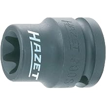 HAZET 900S-E18 38 mm E 18 Torx Profile Impact/Power Screwdriver Socket - Phosphatised/Oiled