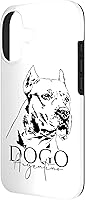 Vista 2 de Dogo Argentino Dog Portrait Dog Portrait Dogs Case for iPhone 17