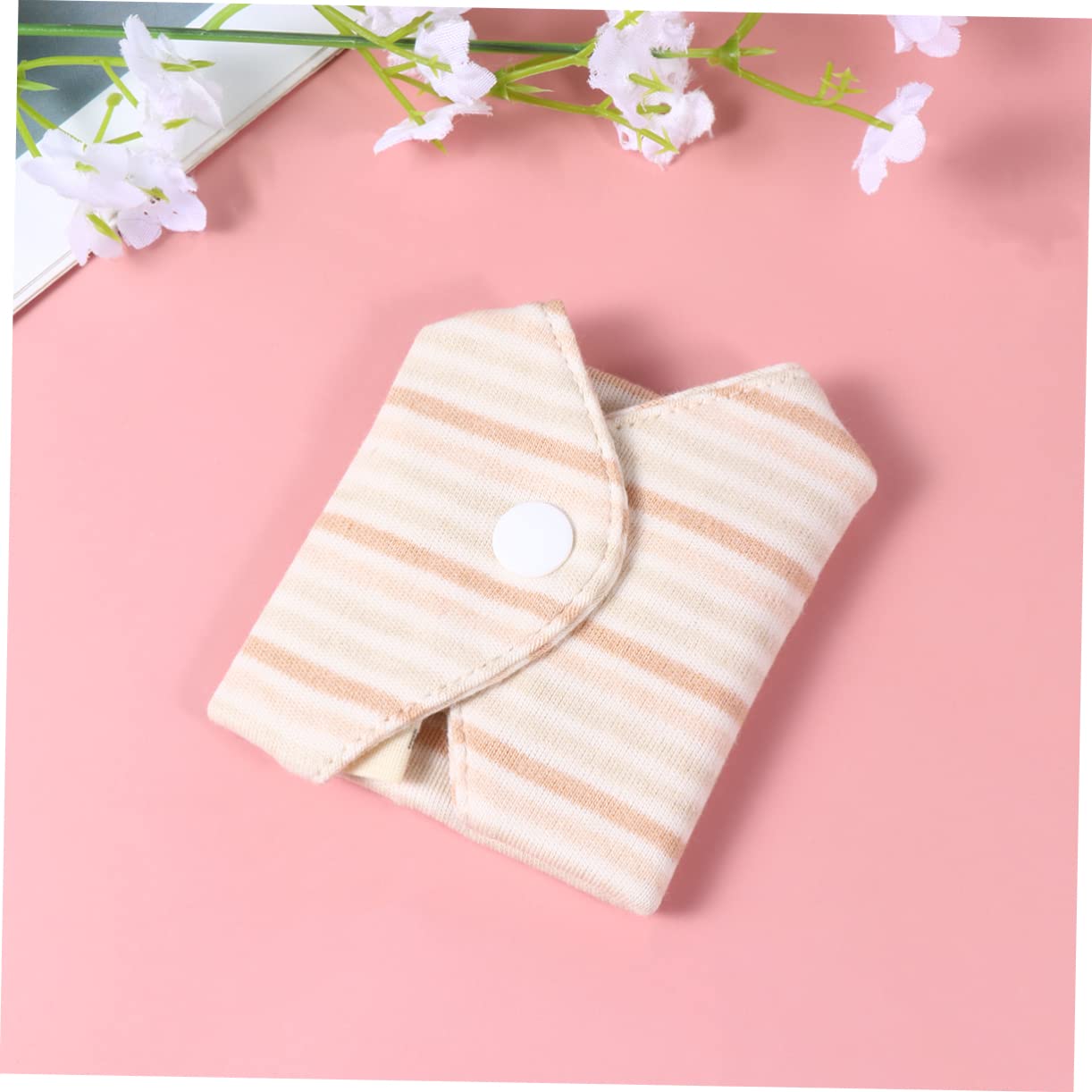 10piezas Compresas Reutilizables De Algodón Orgánico Absorbentes y Lavables Toallas Menstruales Para Mujer Diseños Aleatorios