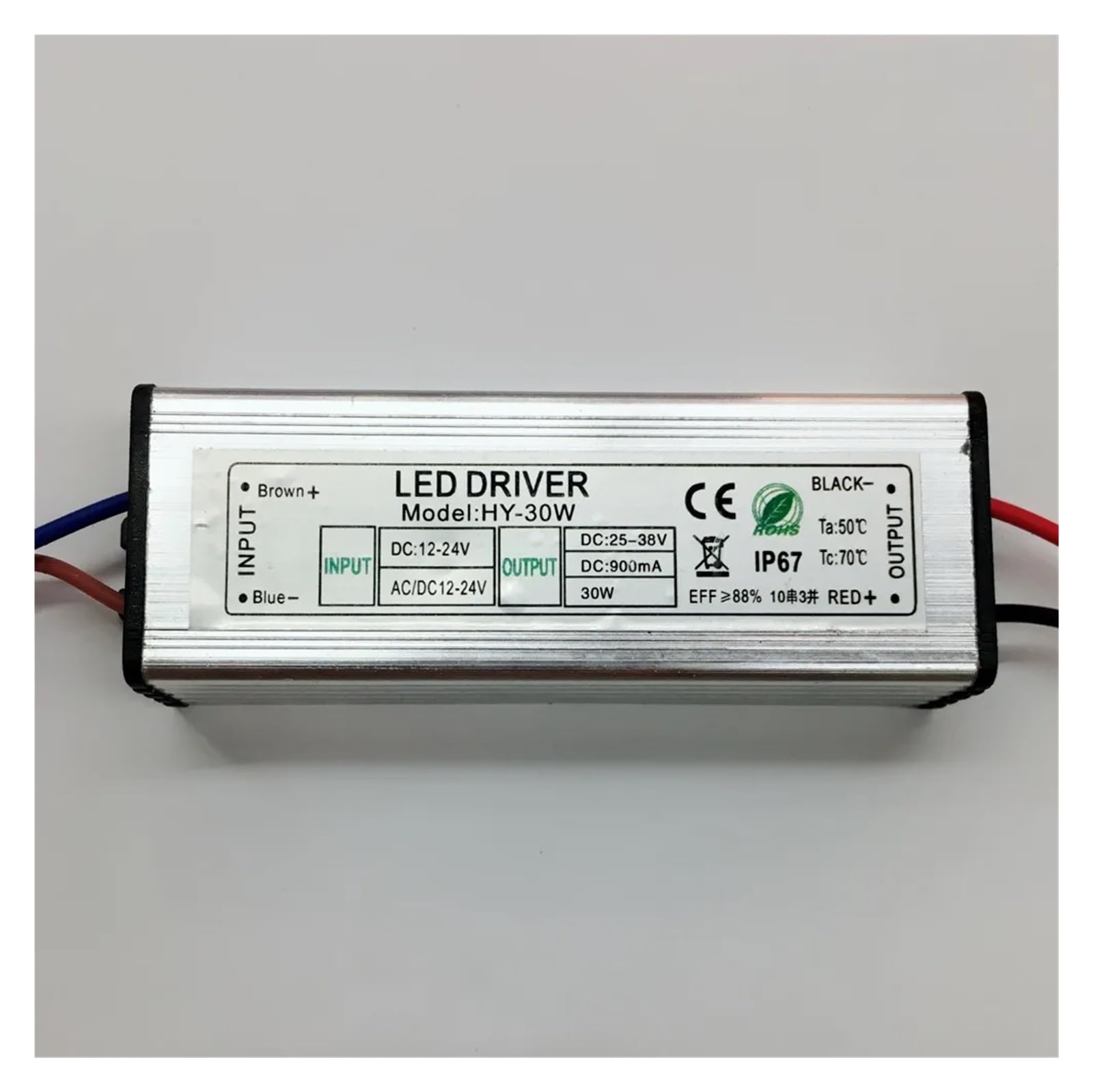 Transformador LED de 30W e impermeabilidad IP66 para sistemas de iluminación de 12V y 24V 6