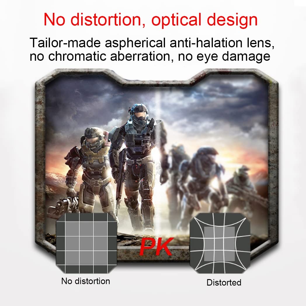 Occhiali VR, Visore Realtà Virtuale, Cuffie 3D VR Compatibile con Tutti Gli, Lente Regolabile per Film e Giochi 3D, per iPhone 13 Pro Max/13 Pro/13/12/11, per Samsung Galaxy S21, Huawei, Xiaomi