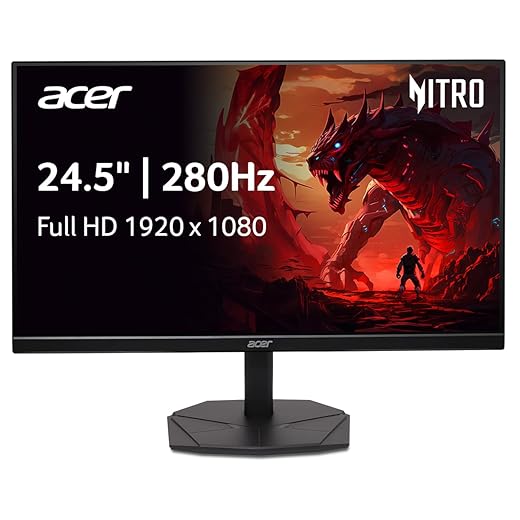 Acer Nitro 24.5-inch 280Hz Competitive Gaming Monitor