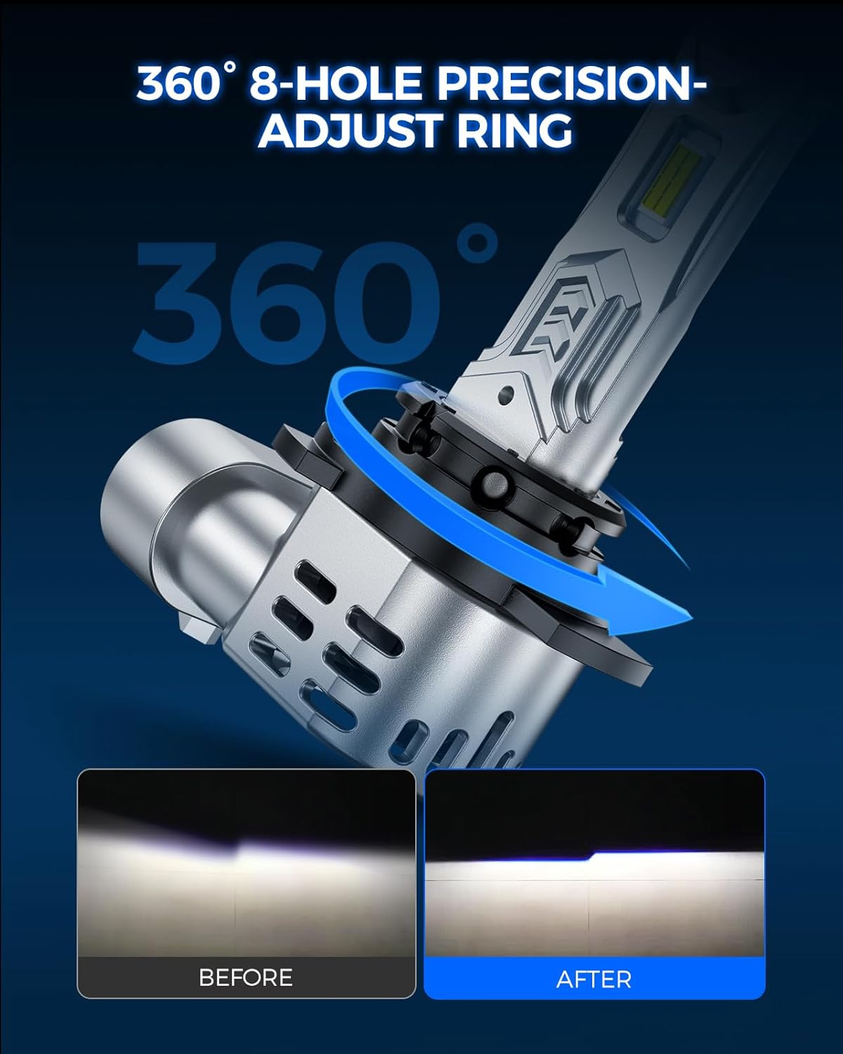 Marsauto - 9012 light bulbs - High Performance Halogen Headlight Bulb, High Beam, Low Beam and Fog Replacement Bulb, Brighter Downroad with Whiter Light (Contains 2 Bulbs)