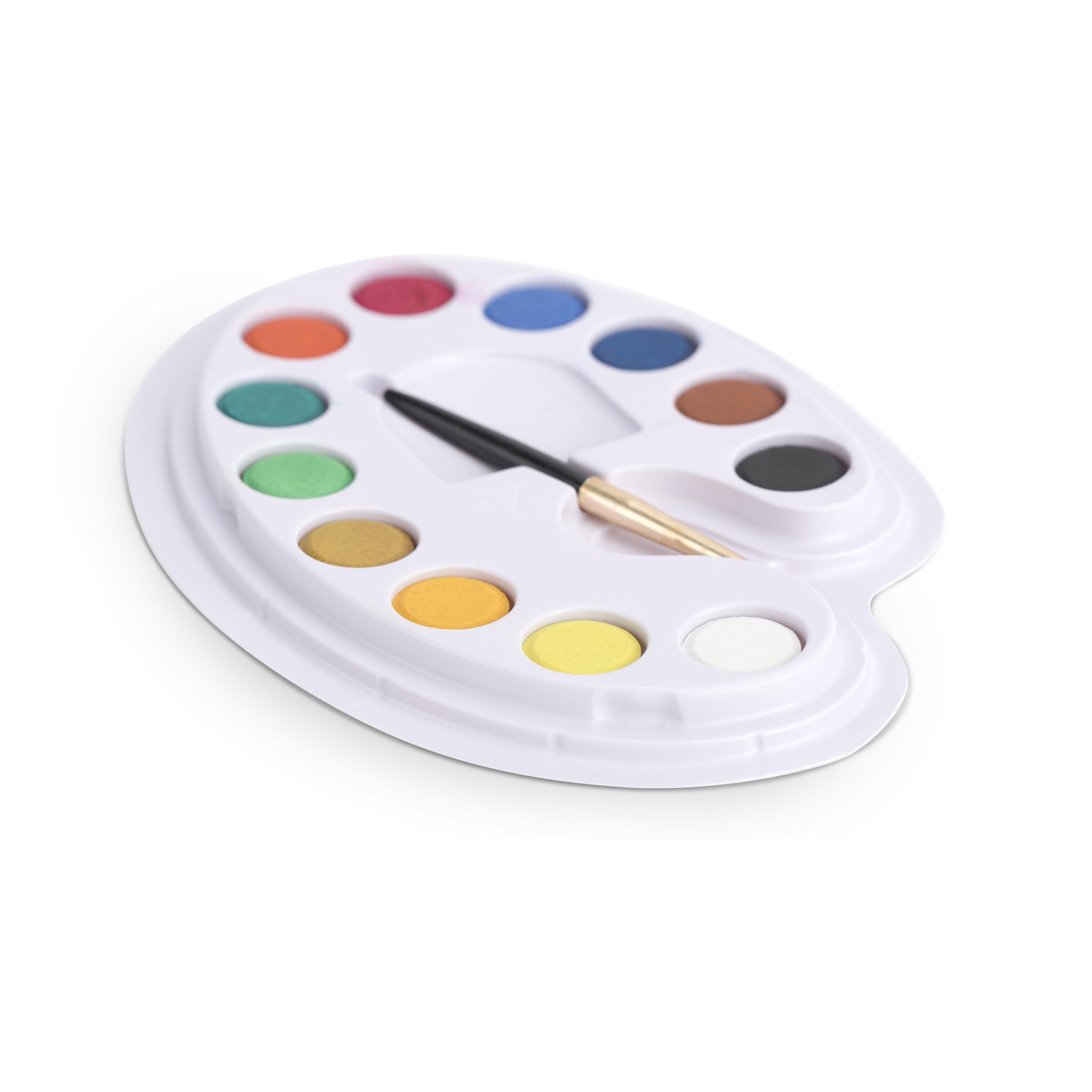 Camlin Water Colour Cake – 12 Shades | Rich & Vibrant Colors | Easy to Use & Blend | Ideal for School Projects, Art & Hobby Painting | Multicolor | Pack of 1 Set-image-37