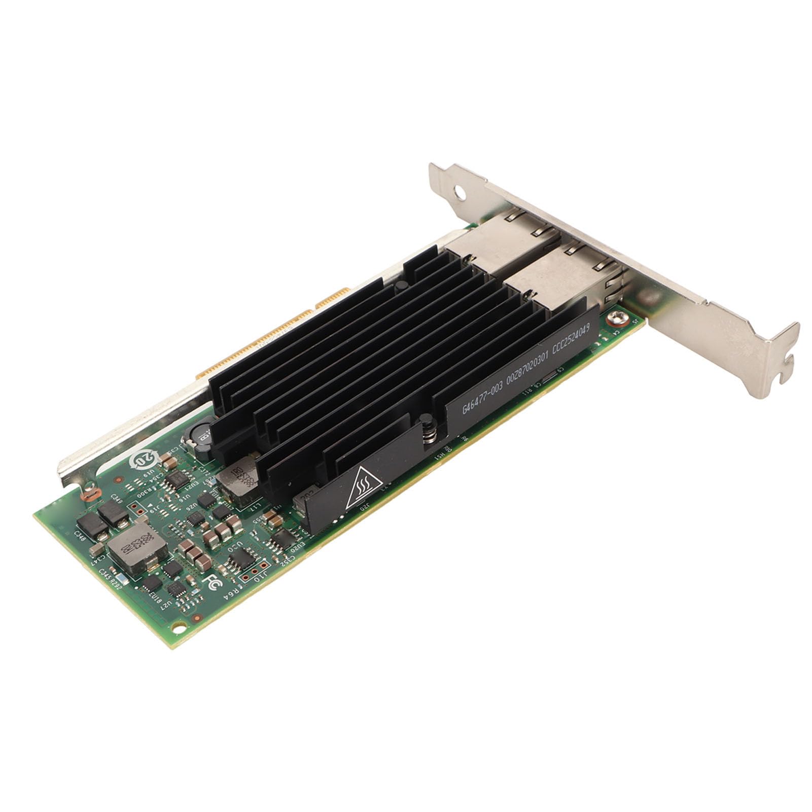 Denash Karta Sieciowa PCIE Dual RJ45 10 GB NIC PCIE X8 716589 002 Gigabit Ethernet Karta dla Danych Plug and Play, dla Specjalistów IT dla Profesjonalistów IT