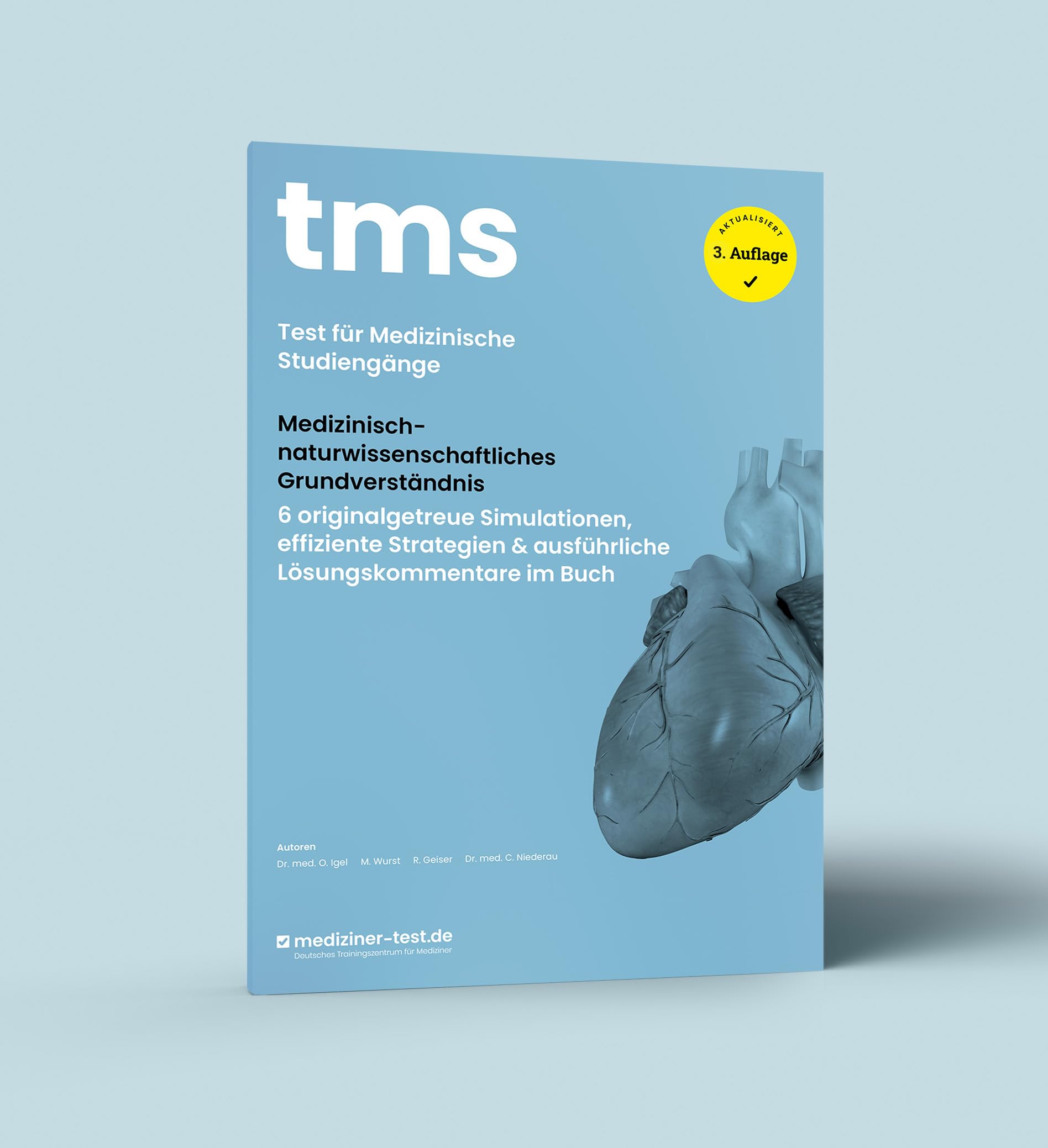 TMS Vorbereitung 2026 | Testsimulation & Übungsbücher zur Vorbereitung auf den Medizinertest | 8 Bücher, mehr als 130 Simulationen und 3.000 Aufgaben | TMS-Buchreihe von mediziner-test.de (3. Auflage)