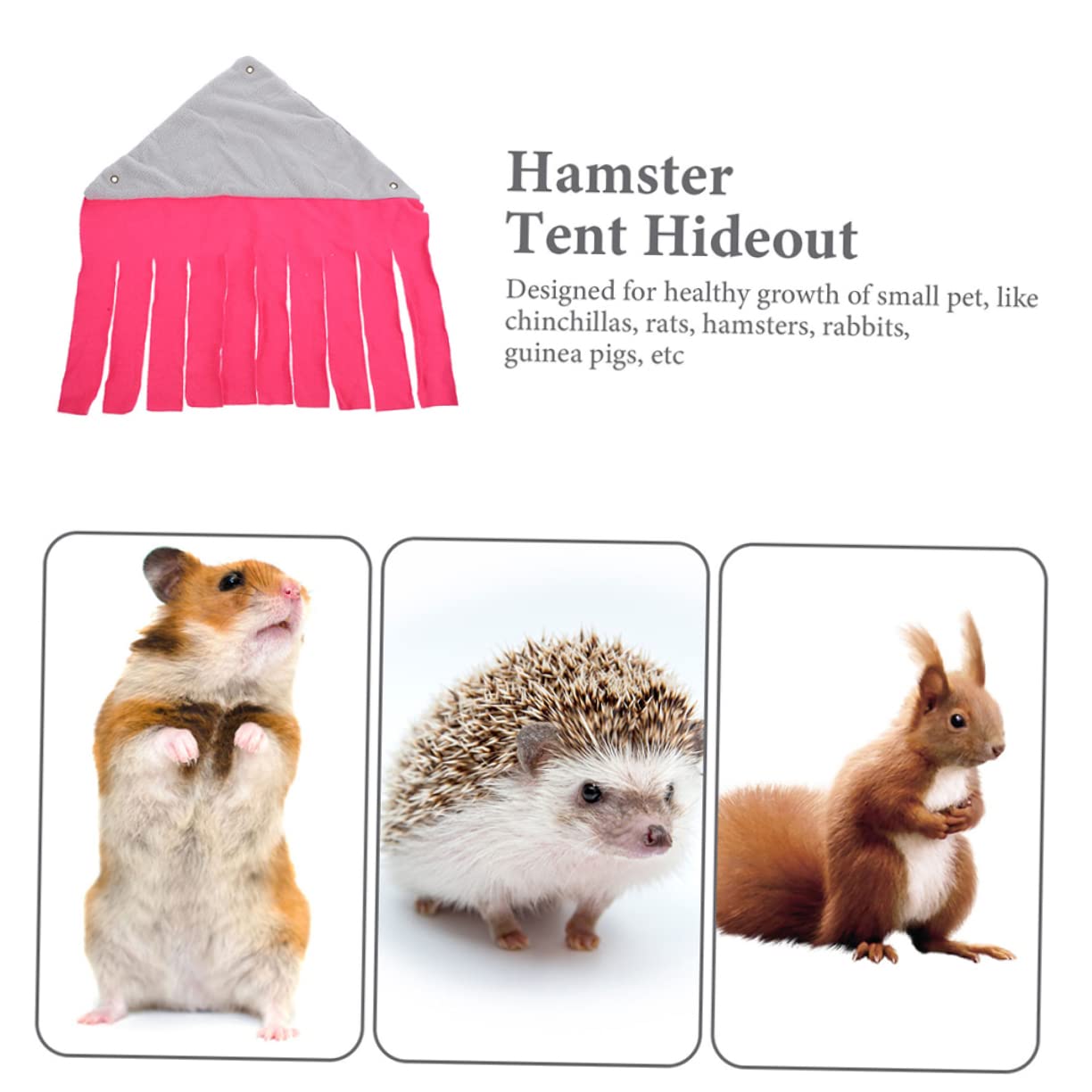BESPORTBLE 6stücke Haustier Zelt-hängematte Für Hamster Und Meerschweinchen Atmungsaktive Ecke Versteckhaus Für Kleine Nager Und Farbvarianten