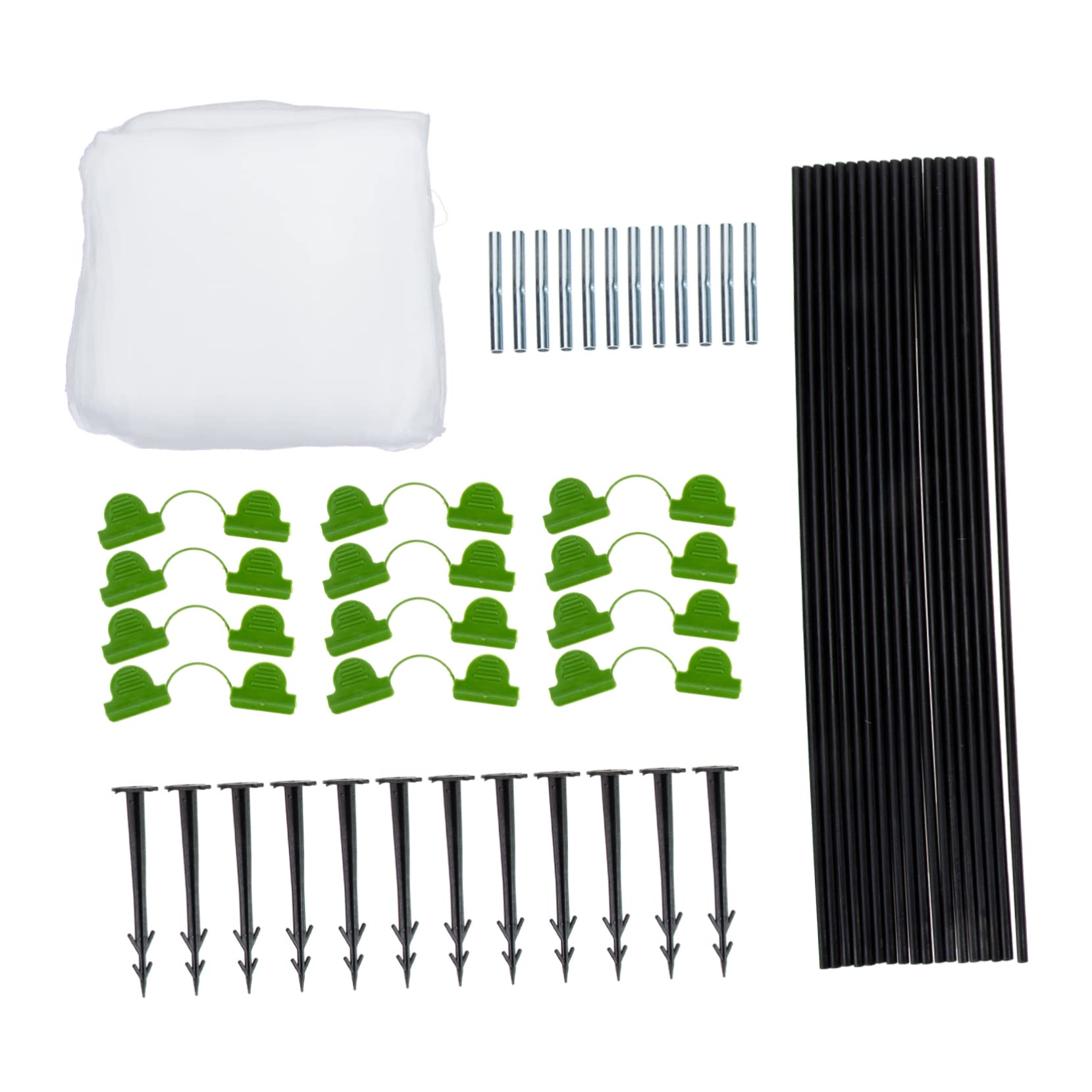 Filet de protection pour jardin Toddmomy complet avec arceaux et piquets