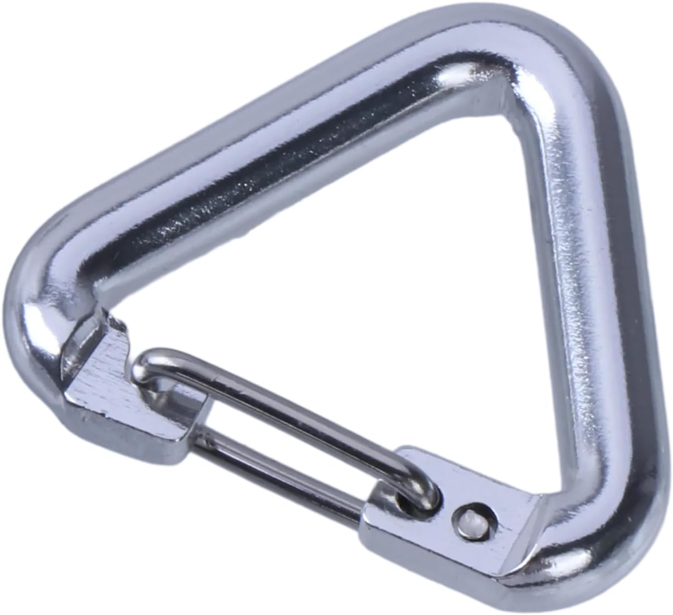 Camper Accessories, Aluminum Alloys Outdoor Triangular Carabiner Locking Carabiner Clip Keychain Clip for Backpacks Camping Hikings Travel image 5