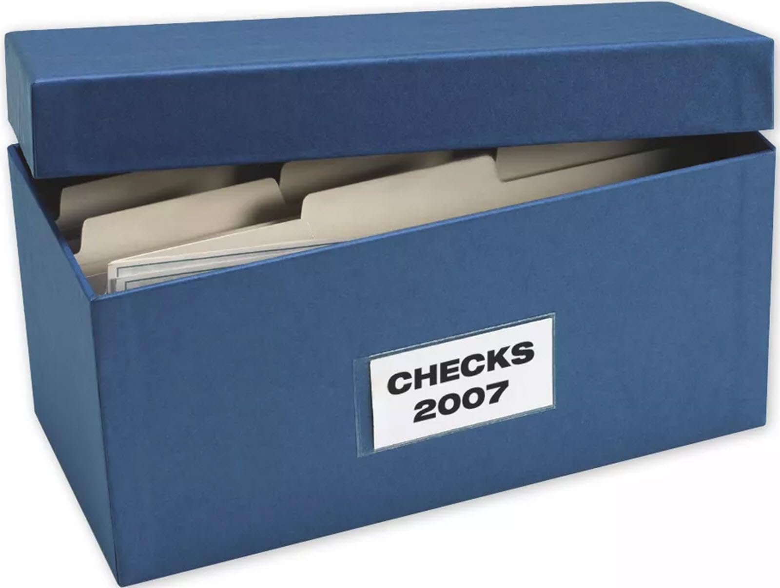 EGPChecks Voucher Check Storage Boxes, 2 Boxes, 5" x 9 3/4" x 4 5/8"