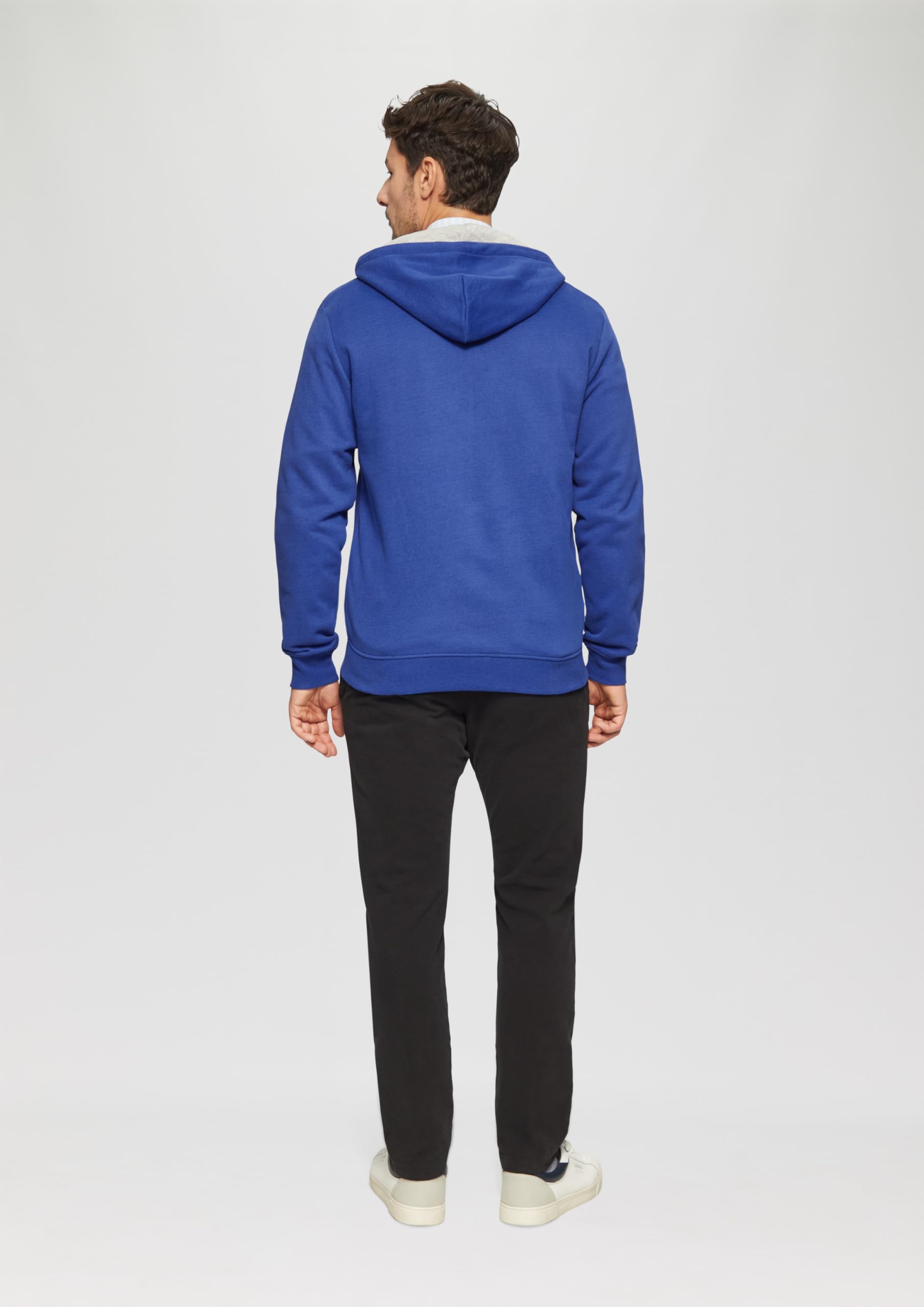 s.Oliver Herren 2157201 Sweatjacke mit Kapuze