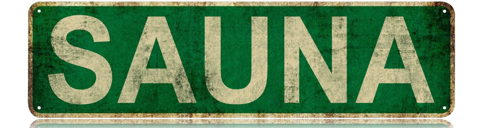 Sauna Slim Tin Sign Street Funny Metal Sign Wall Decor for Bedroom Farm Home Bar Garage Man Cave Wall Art Gift 4x16 Inch