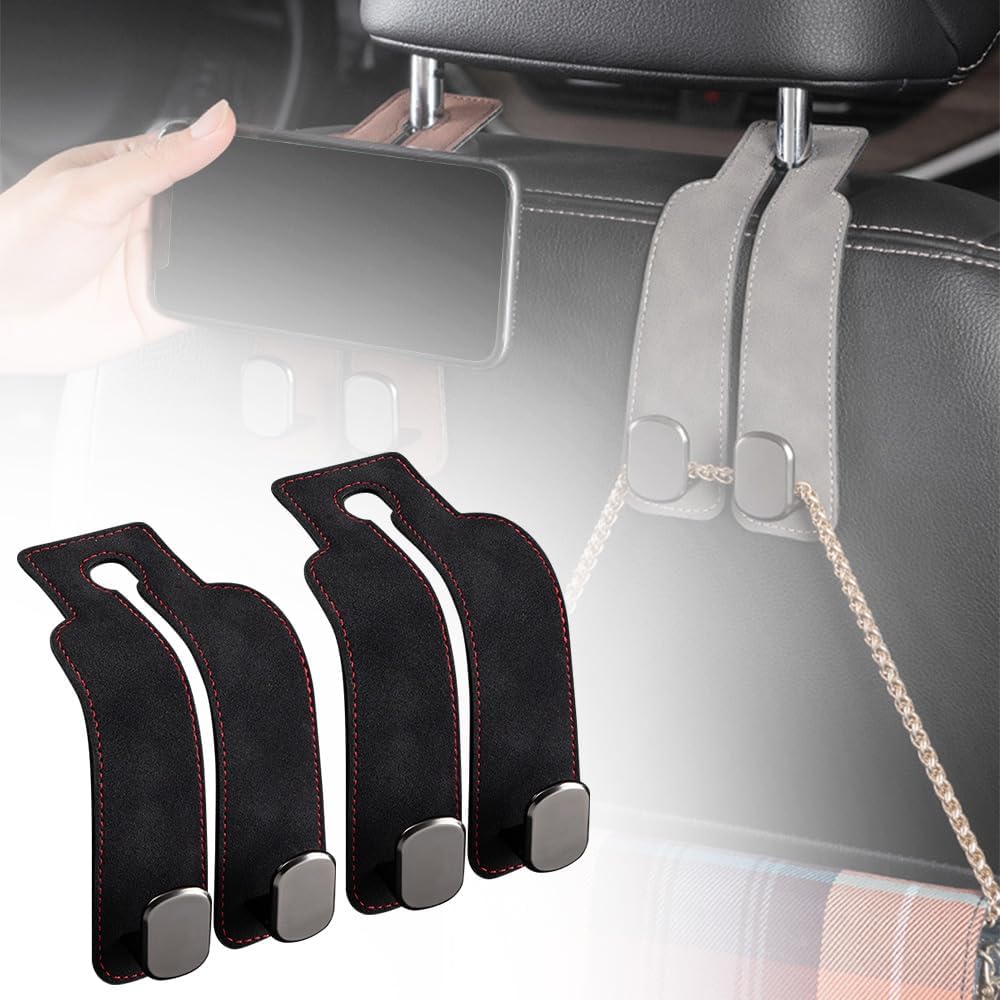 2026 New Headrest Hooks for Car Car Seat Hooks for Headrest Hooks for Purses and Bags Cute Car