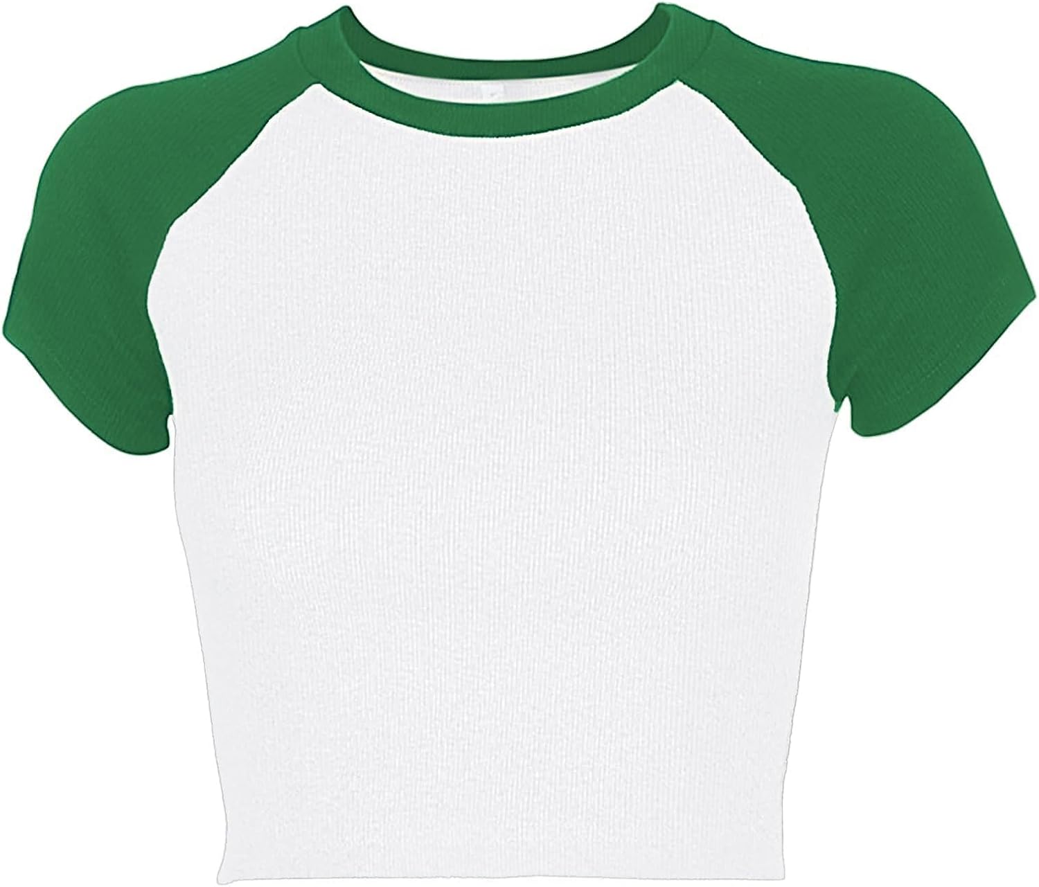 Avanova Women's Letter Print Tee Short Sleeve Round Neck Slim Fit Crop Top T Shirt - Image 3