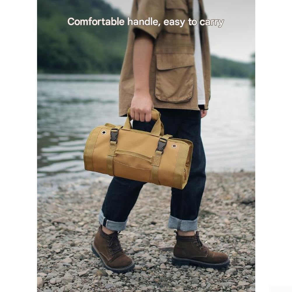 Werkzeugtasche Roll-Up 600D Oxford Wasserdicht Faltbar