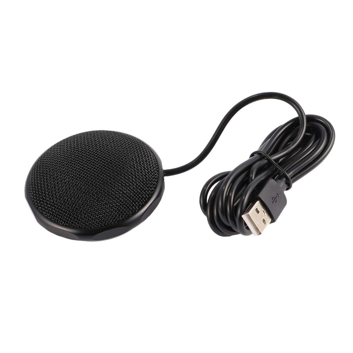 kombiuda usb conference microphone with 360 degree pickup and noise filtering for business meeting and conference calls, metal and plastic microphone omnidirectional mic with built-in