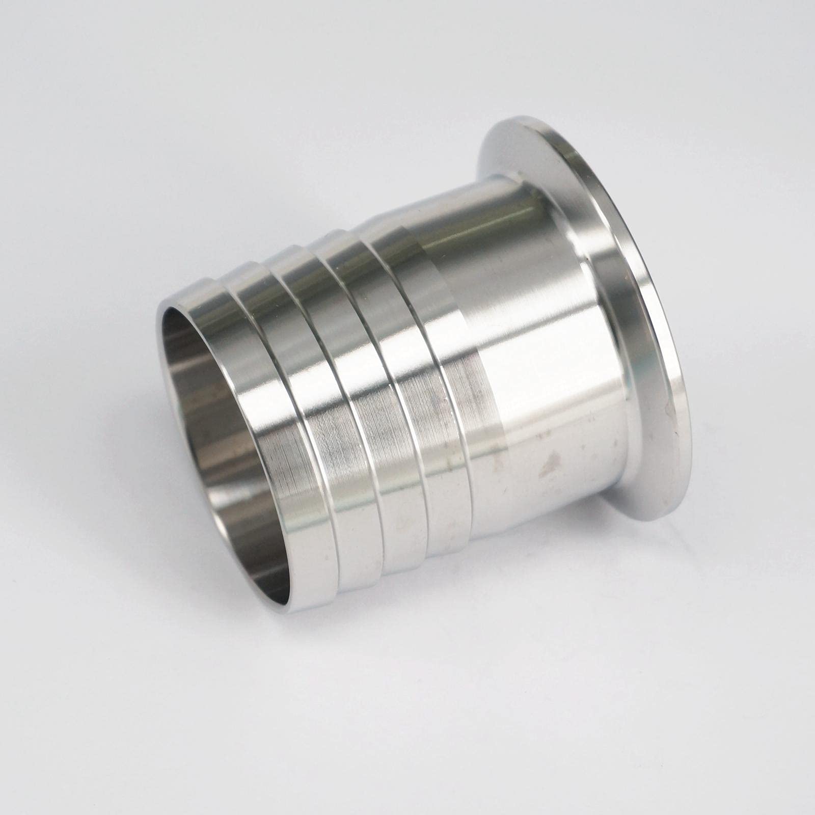 Passend for Rohr I/D 51 mm 2 Zoll x 64 mm Ferrule Clamp O/D 2 Zoll Tri Clamp 304 Edelstahl Ferrule Clamp Rohrverschraubung