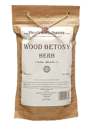 Health Embassy Wood Betony Herb | Stachys Officinalis L |