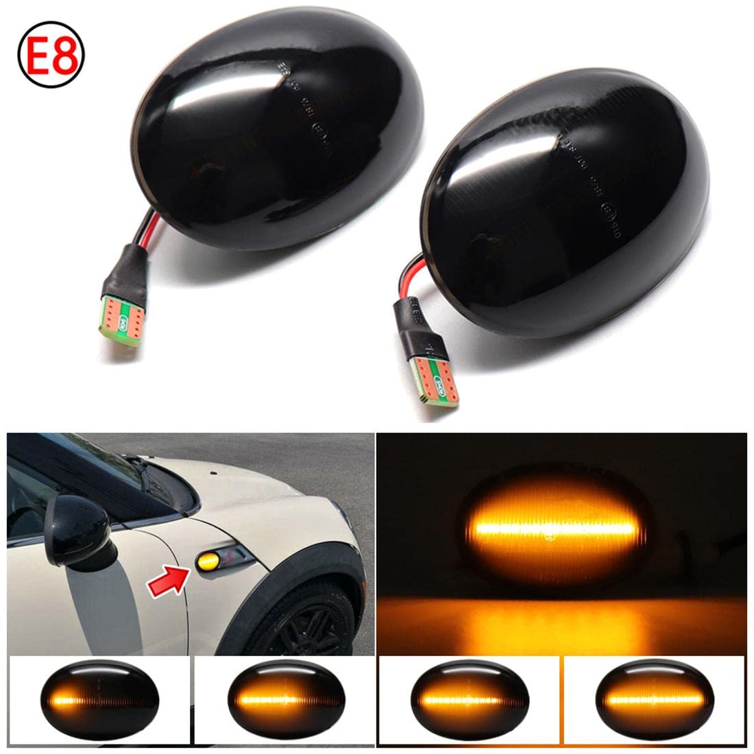 1 Paar LED Dynamic Si Marker Blinker Licht Für Mini Cooper R55 R56 R57 R58 R59