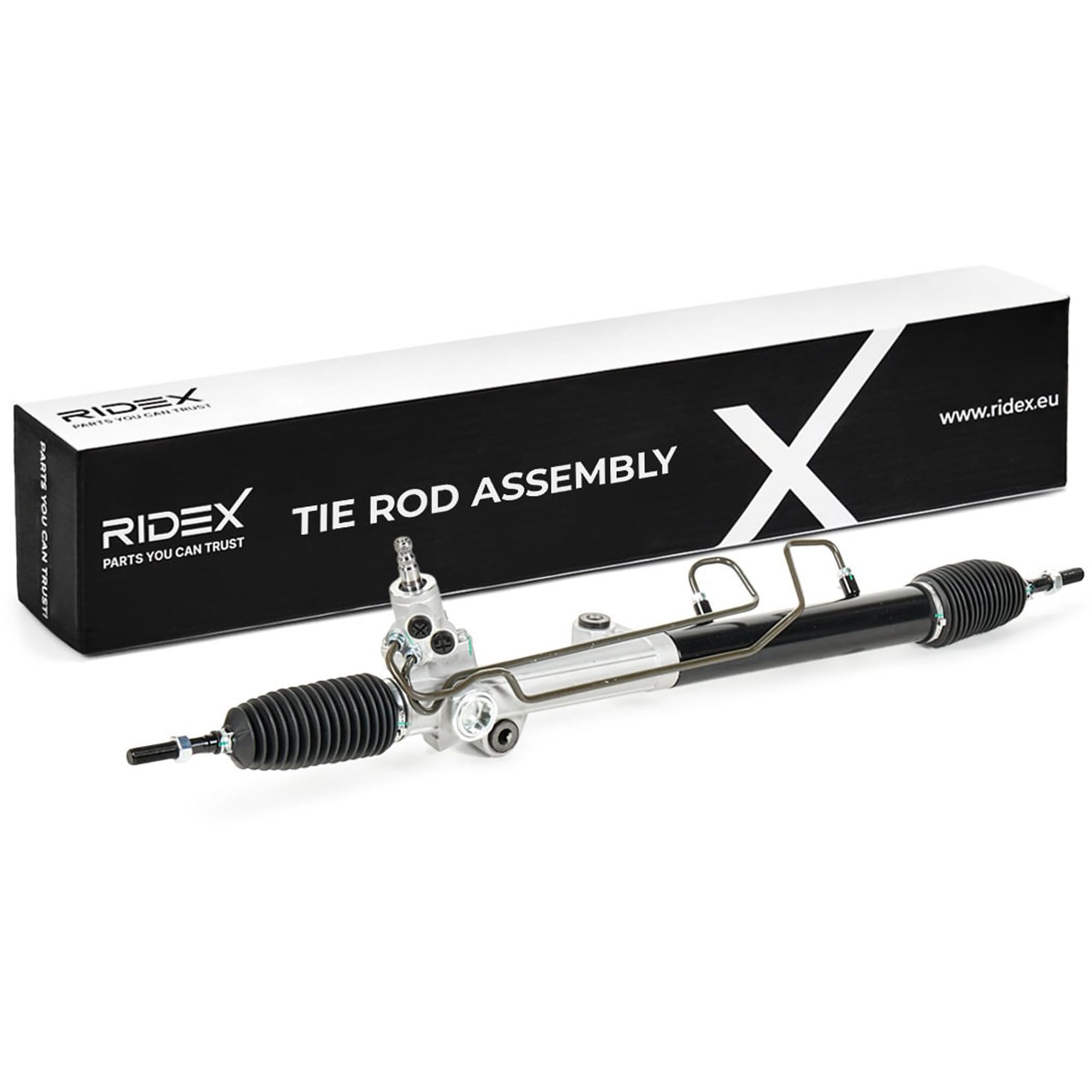 RIDEX 286S0875 Cremallera de dirección hidráulico sin rótulas Compatible con SSANGYONG Rexton/Rexton II GAB