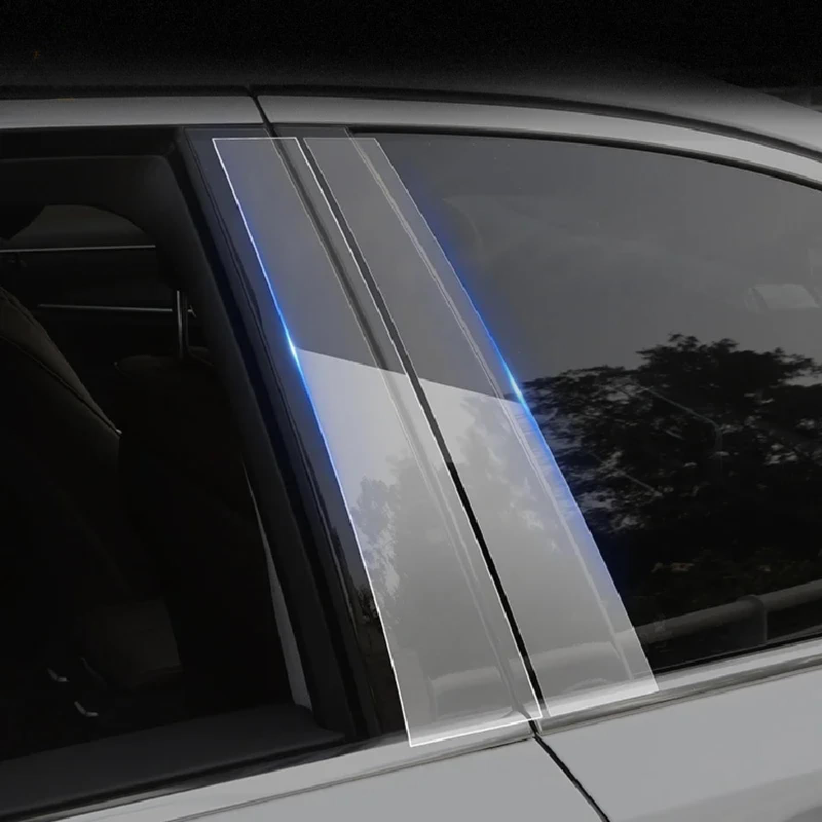 Pellicola protettiva per carrozzeria auto B C per lunotto, antigraffio, in TPU PPF, per BMW F10 F11 Serie 5 2011-2017 (trasparente)