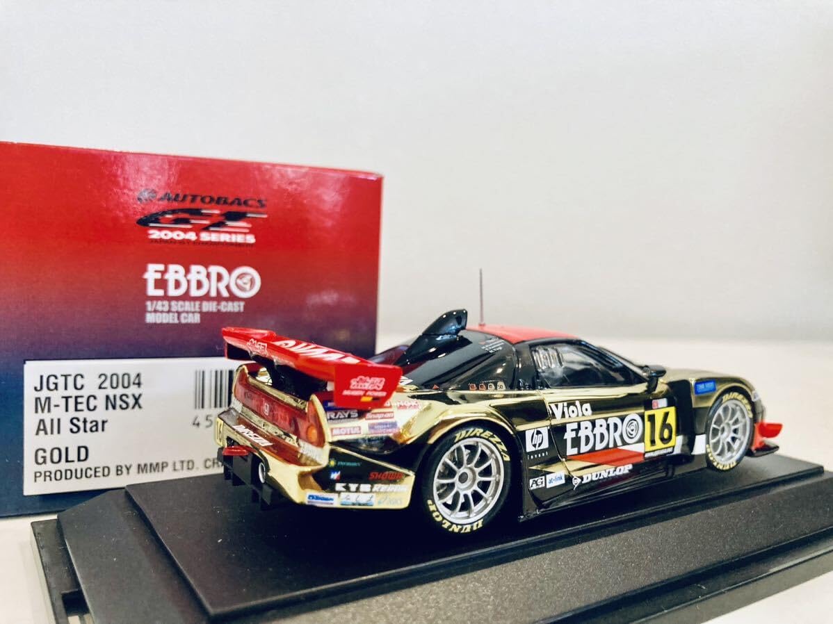 Amazon | 1/43 EBBRO M-TECH NSX #16 山野哲也-八木宏之 GT