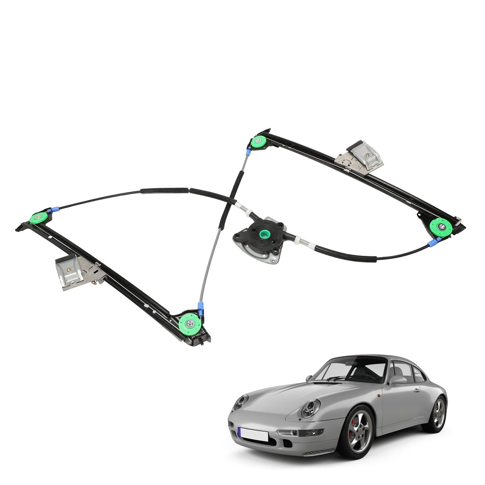 Effitnee Electric Window Regulator Front Right Driver Side for Porsche 911 Boxster 986 996 1997-2005 99654207604