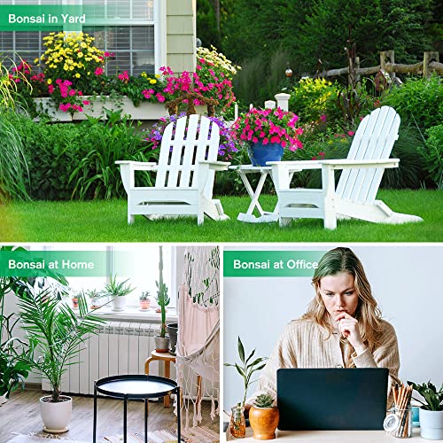 Arrinew Succulent Tools, Mini Garden Tool Set Bonsai Tree Kit With Burlap Pots Hand Shovel Rake Scissors, Indoor Plant Care Tool Accessories Gardening Gifts For Women Starter & Seniors #TOP6