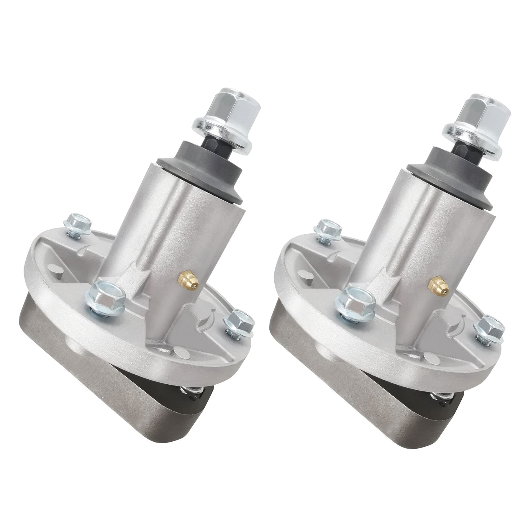 Juego de 2 husillos de cubierta para John Deere GY20785 GT20050 de 42 pulgadas en cubiertas de cortacésped L100 L105 L107 L108 L110 L111 L118