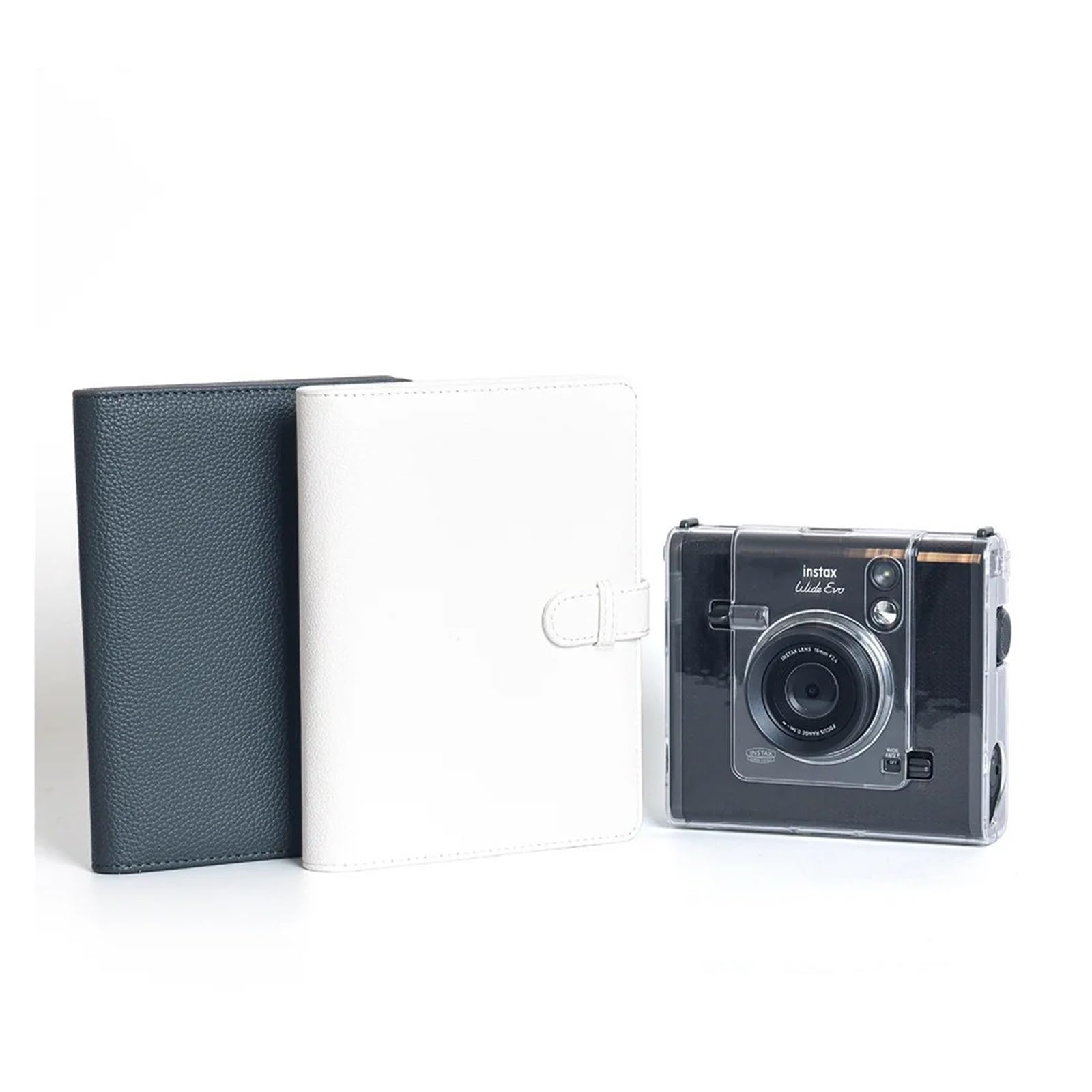 Album Fotografico Album fotografico istantaneo da 80 tasche | Pelle PU tinta unita(Brown)