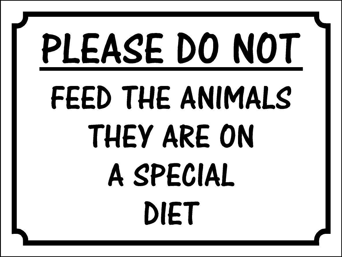 "Please Don't Feed The Horses" Aluminum Sign - 10x14 Inch, Indoor/Outdoor, Funny Farm Novelty Decor