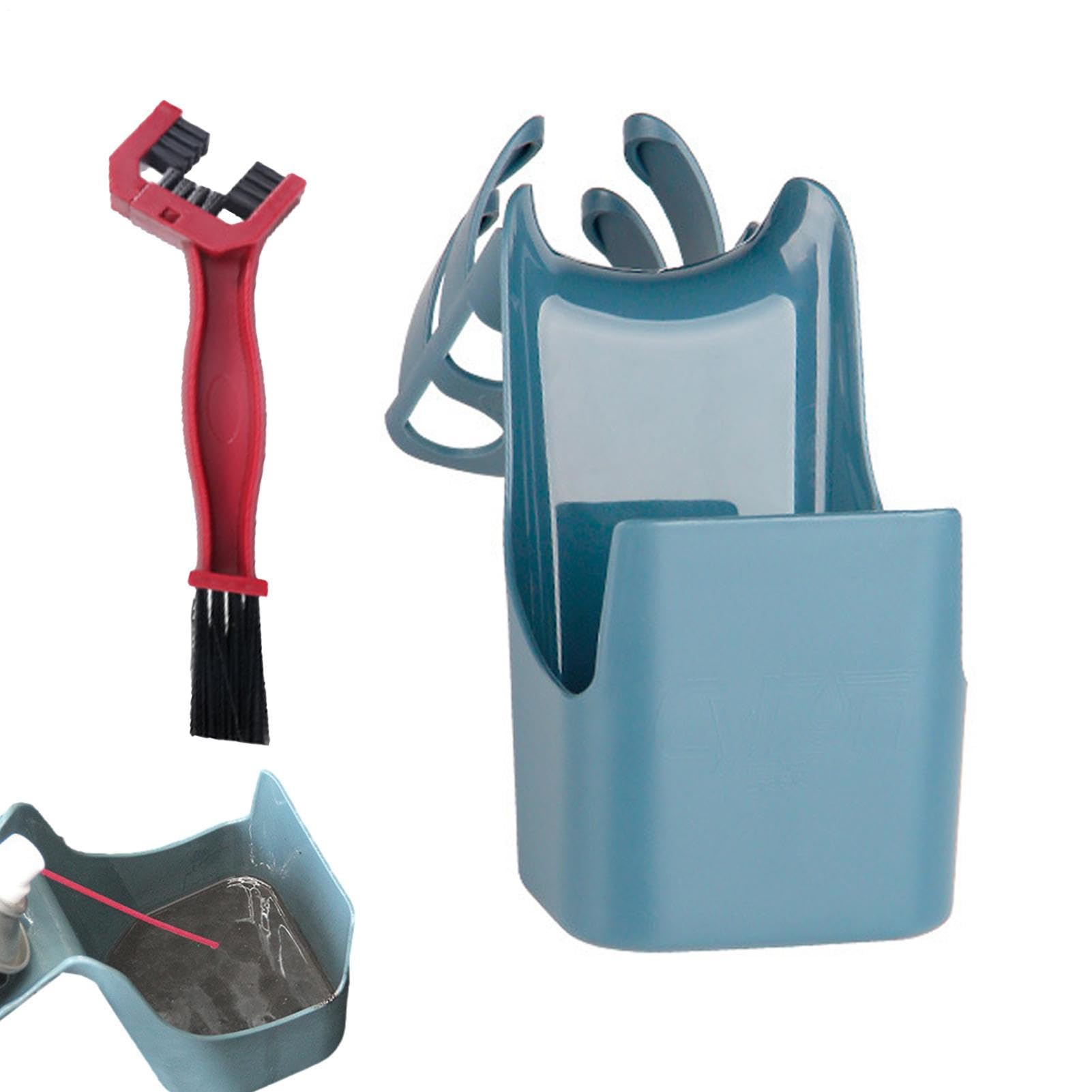Boîte à Outils de Rangement d'huile pour chaîne de Moto – Kit de de lubrifiant, Support de réparation d'embrayages | Récipient de Cadre d'entretien de Moto, Support de Plateau de Liaison de