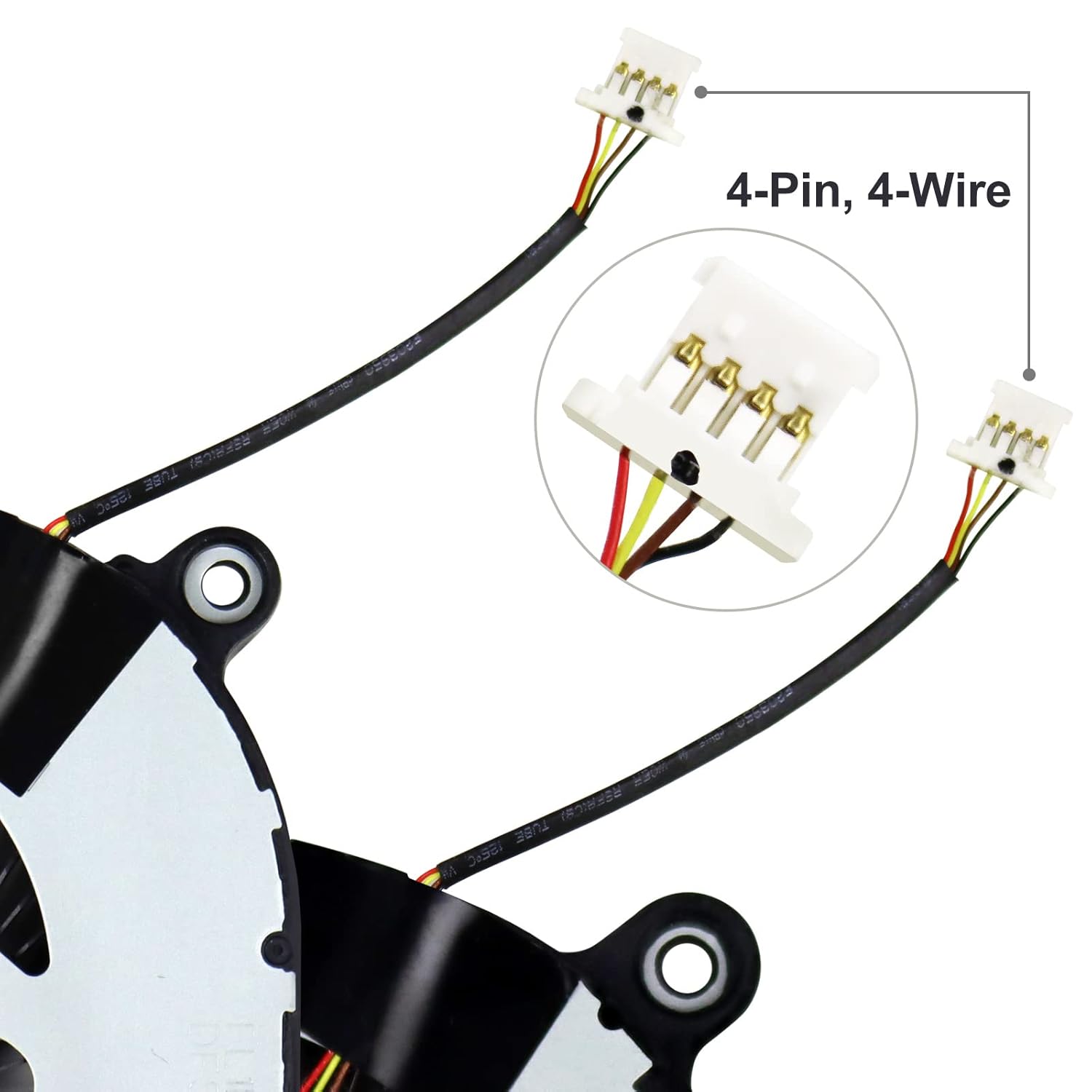 S-Union New CPU+GPU Cooling Fan Replacement for Nitro 5 AN515-43, AN515-54, AN517-51, Acer Nitro 7 AN715-51 Series Game Laptop Fan with Spatula