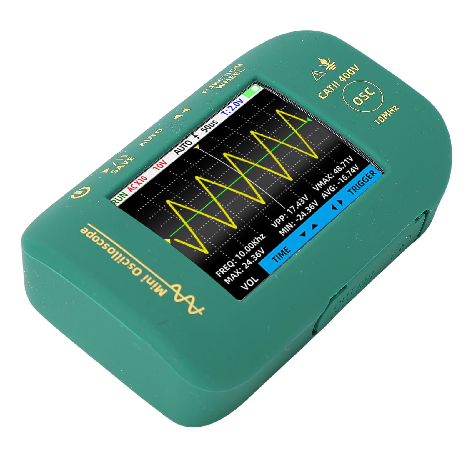 Oscilloscopio Digitale Portatile Display Clear 10MHz Facile Collegare Oscilloscopio Accurato Ed Efficace Multimetro Automotio Digital Scope Osciloscopio Channel Rigol