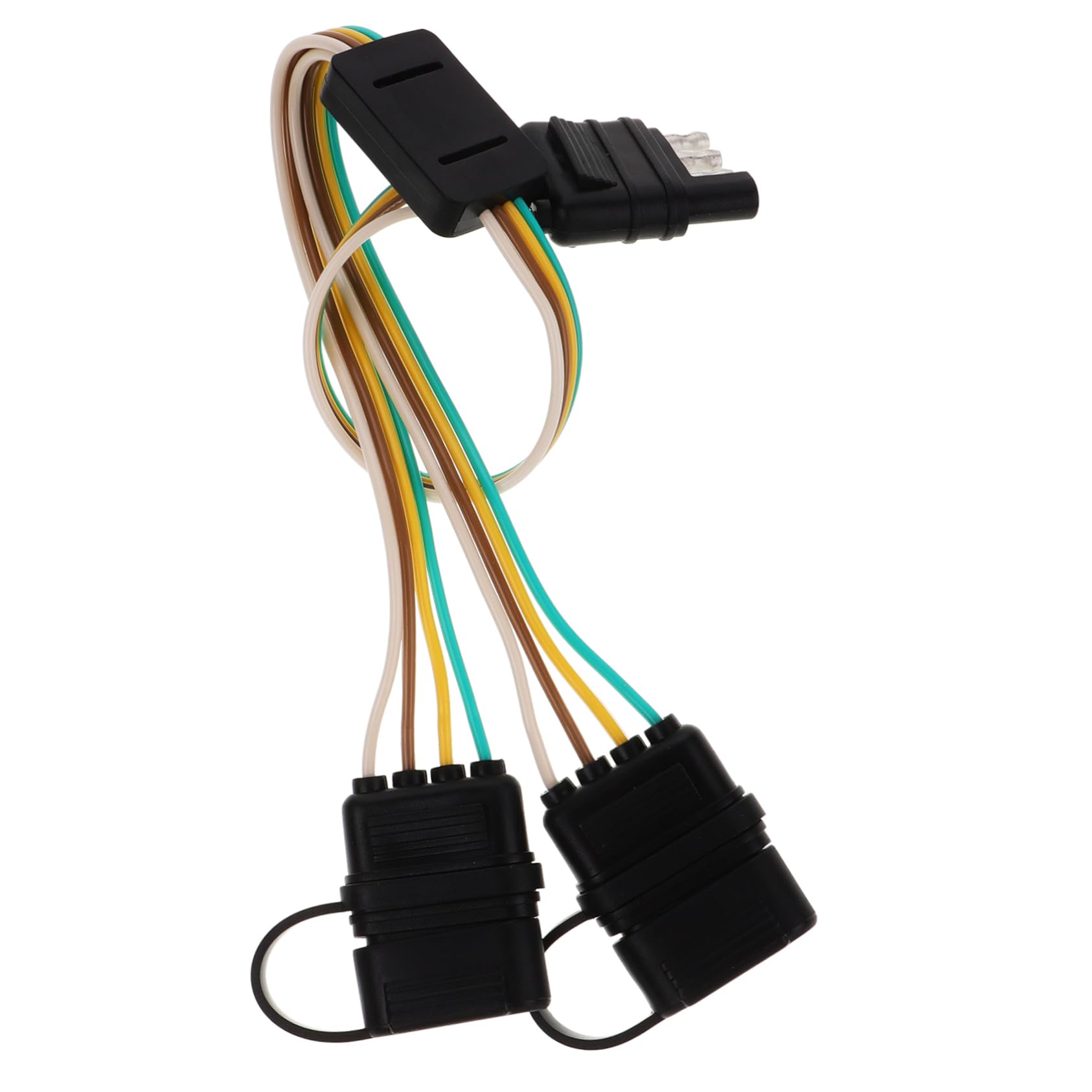 Beatifufu Pin Trailer Wire Extension Connector Durable Wiring for Trailer Lights Adapter Female Connector for Reliable Trailer Light Wiring