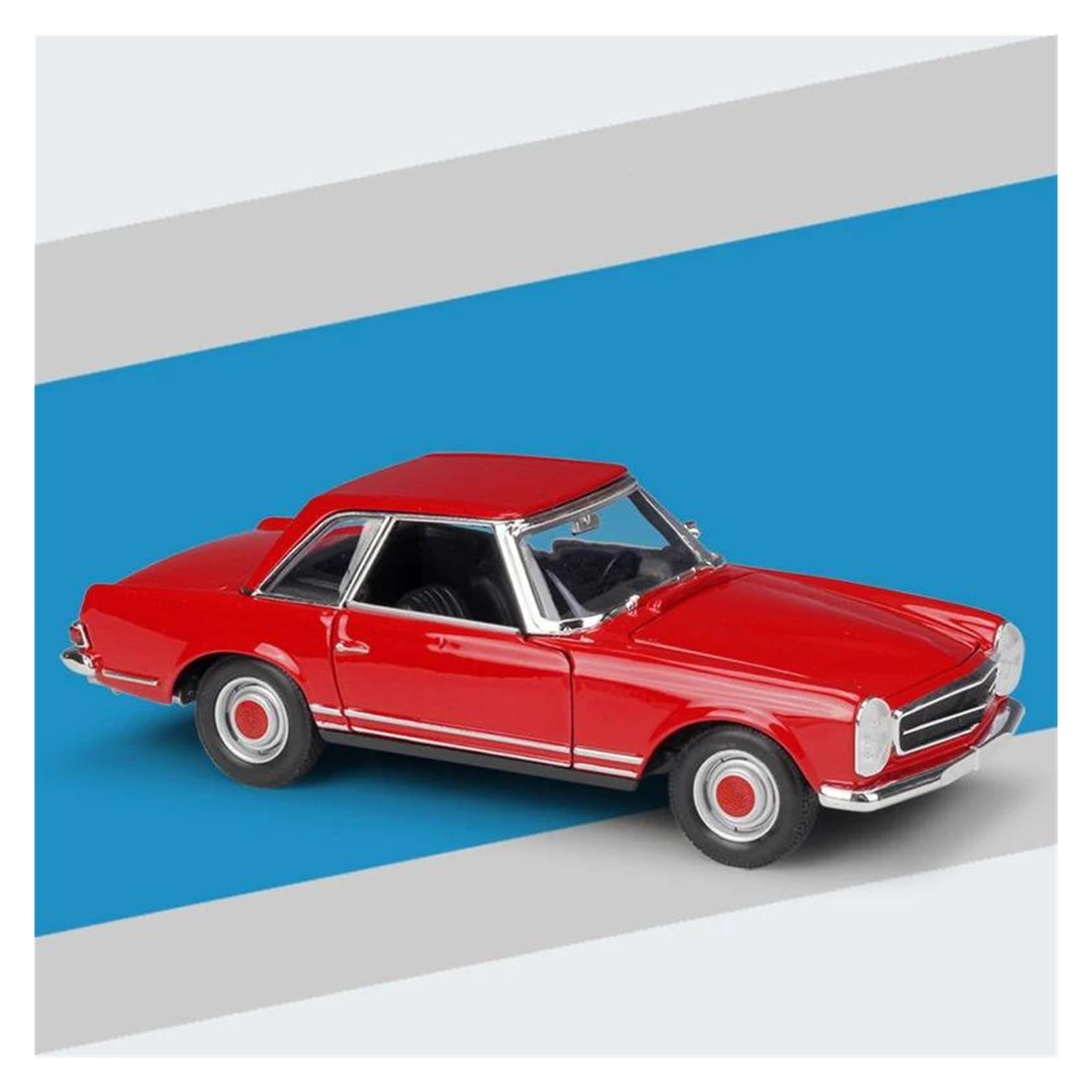 Btwodian Scale Model Car For Benz 230SL 1963 Diecast Model Car