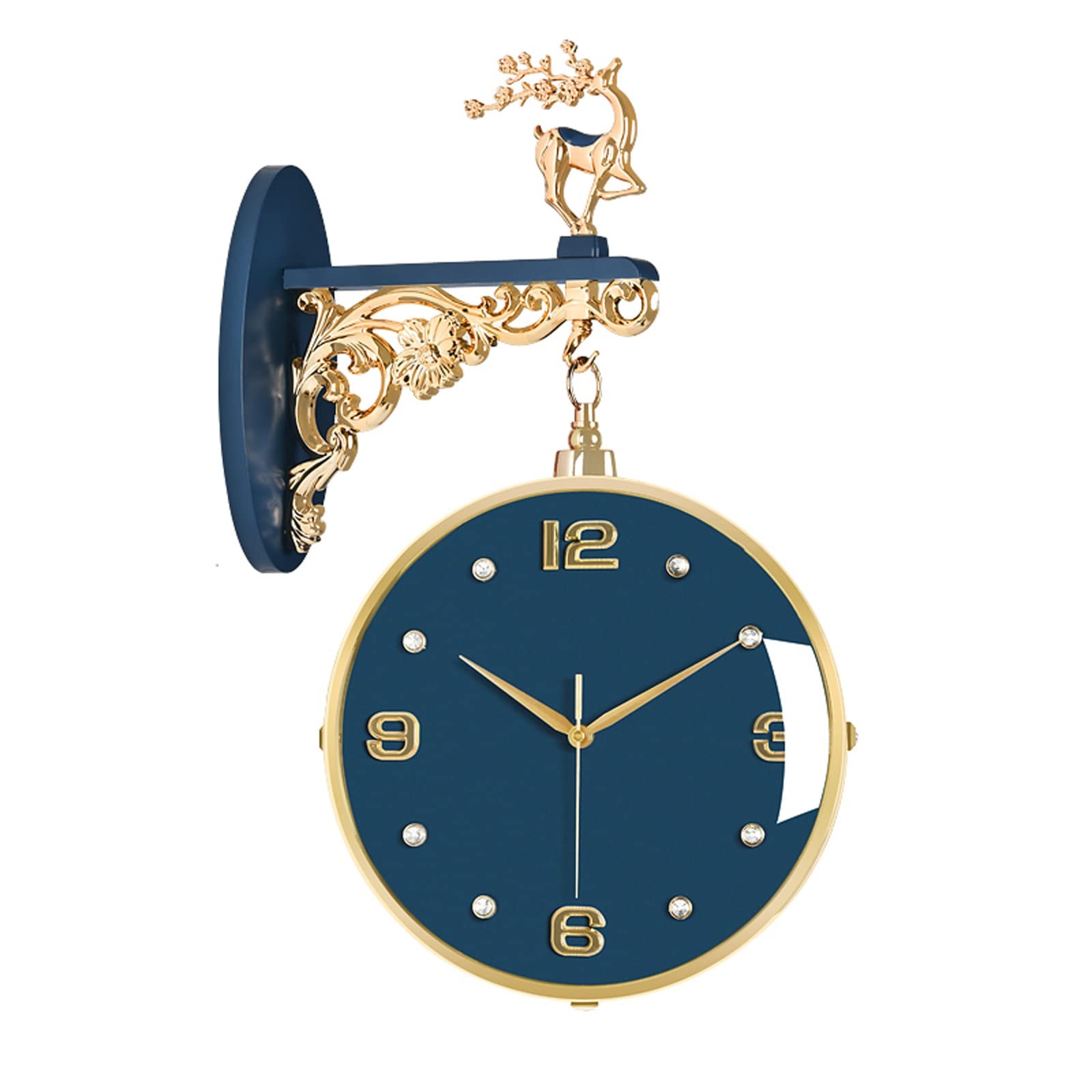 Amazon.com: Wall Clock Luxurious Wall Clock Double Sided